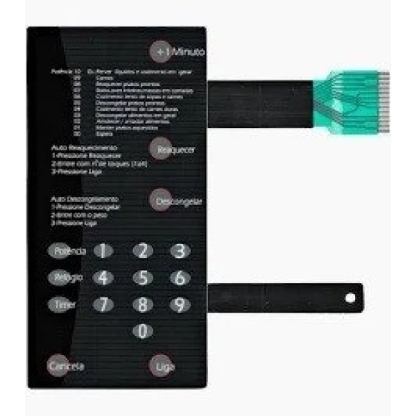 MEMBRANA BRASTEMP BMP31 SEM DOURADOR PRETO