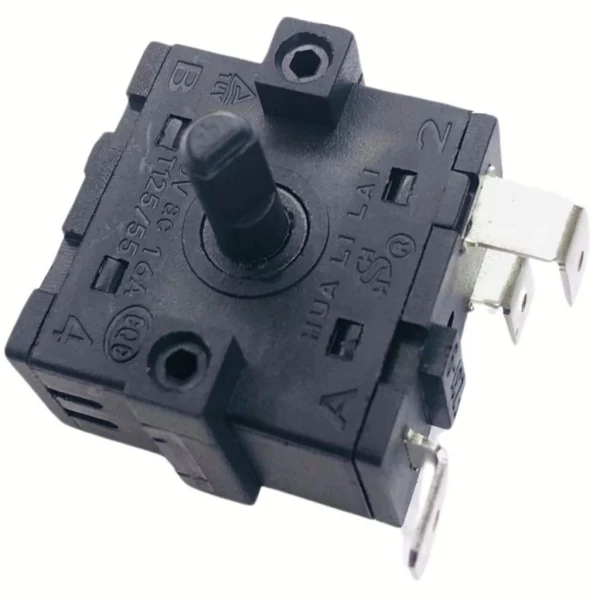 Chave Seletora para Forno Elétrico Philco e Britânia – Giro Curto 90° | 4 Posições