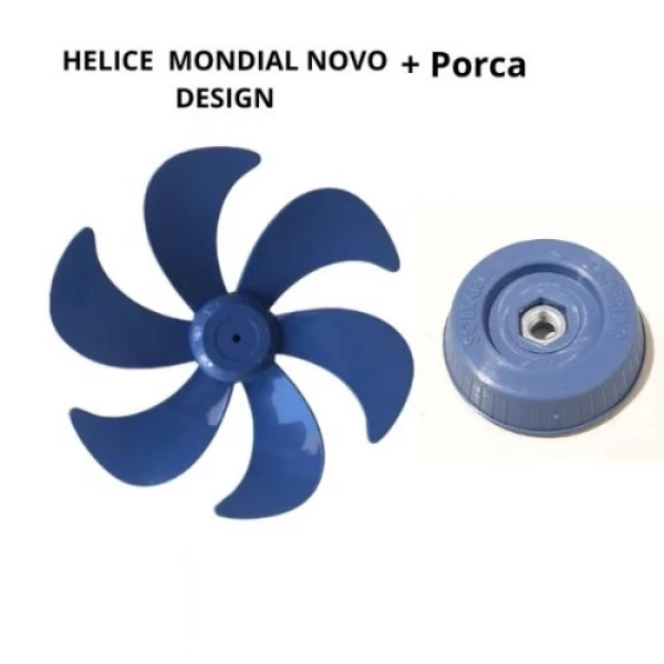 HELICE MONDIAL NOVO DESIGN 40CM + PORCA