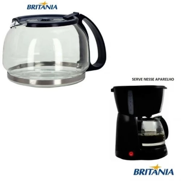 JARRA PARA A CAFETEIRA BRITANIA NCF 26 CB 26 - TAMPA PRETA