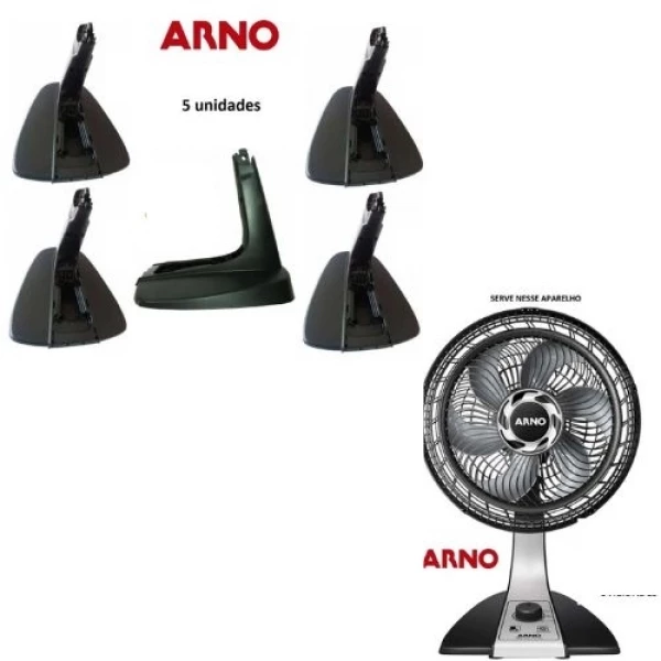 kit com 5   bases de ventila Orig. vent. Arno 40cm - MOD. VENT FORCE E SILENCE FORCE