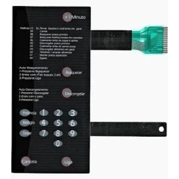 MEMBRANA BRASTEMP BMP42 SEM DOURADOR PRETO 