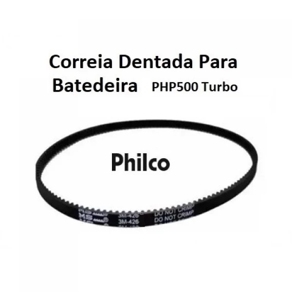 CORREIA DENTADA PARA BATEDEIRA PHILCO PHP 500 / BBP 515 / BBP 520