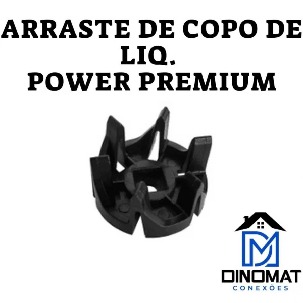 Arraste Copo liquidificador Mondial Power Premium L-99 L-850 L-900 L-1000 L-1200 - Original no