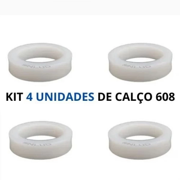 CALÇOS PARA ROLAMENTOS 608 CASO QUEIRA SUBISTITUIR A BUCHA 04 UND. 30mm