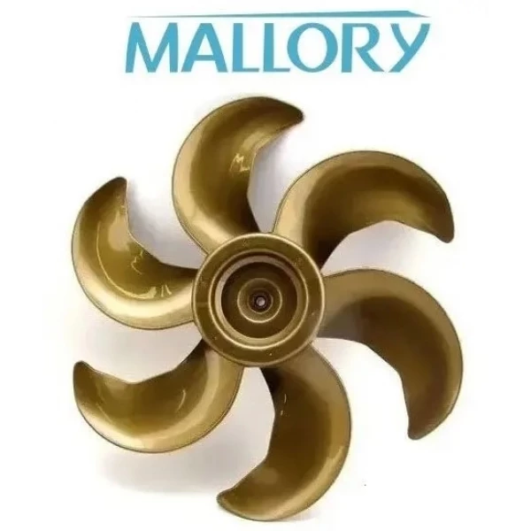 HÉLICE PARA O VENTILADOR MALLORY 40 CM - DOURADA
