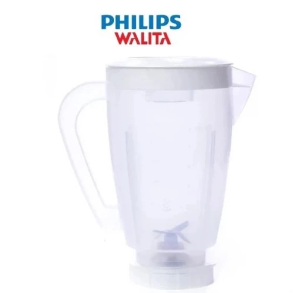 Copo Para O Liquidificador Walita Clean Ri2044 Translúcido Tampa Branca
