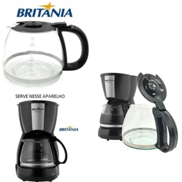 JARRA DE VIDRO PARA CAFETEIRA BRITANIA CP15