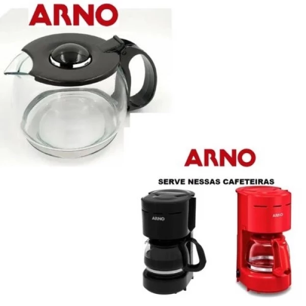 Jarra Compatível Para a Cafeteira ARNO CLASSIC 12 Cafés - Preta
