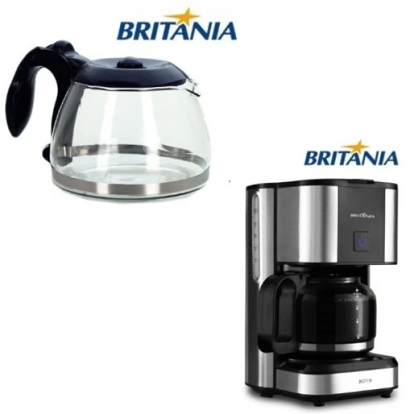 JARRA COMPATÍVEL COM A CAFETEIRA BRITÂNIA BCF15 - BCF 15 - 15 CAFÉS - PRETA