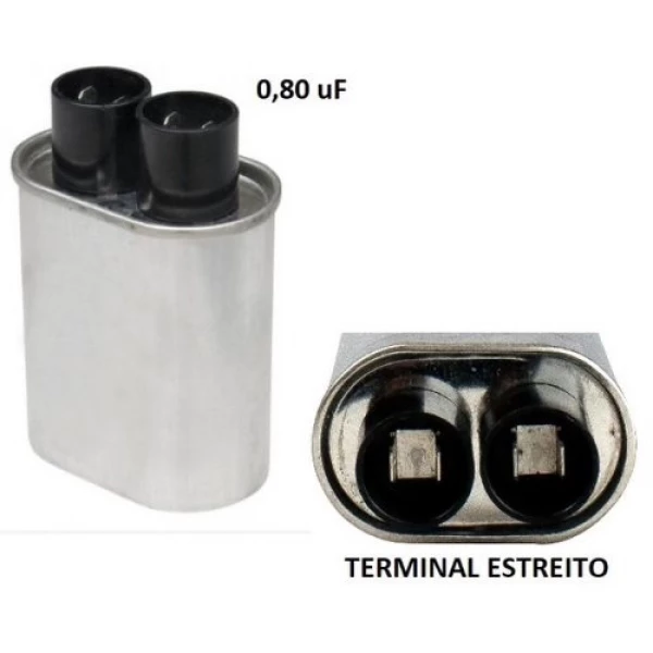 CAPACITOR PARA MICRO ONDAS 0,80 uF TERMINAL ESTREITO