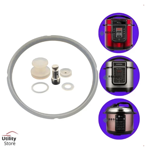 Kit Borracha Vedação Panela De Pressão Elétrica 3 A 4 Litros