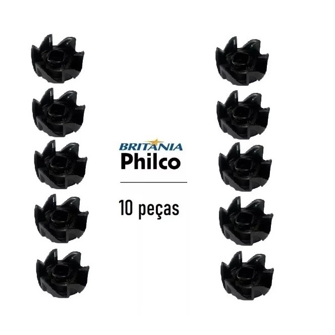 KIT com 10 Arrastes Originais Copos liquidificador Philco - Britânia Diversos Modelos