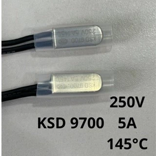 KIT COM 7 TERMOSTATO KSD-9700 145° GRAUS 5A 250V