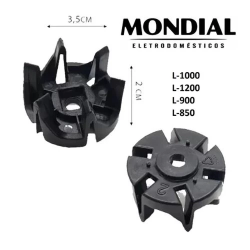 Arraste copo liquidificador Mondial L-1000 L-1200 L-900 L-850