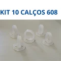KIT COM 10 CALÇOS DE ROLAMENTOS 608 / SUBSTITUI AS BUCHAS DE 8MM 29MM